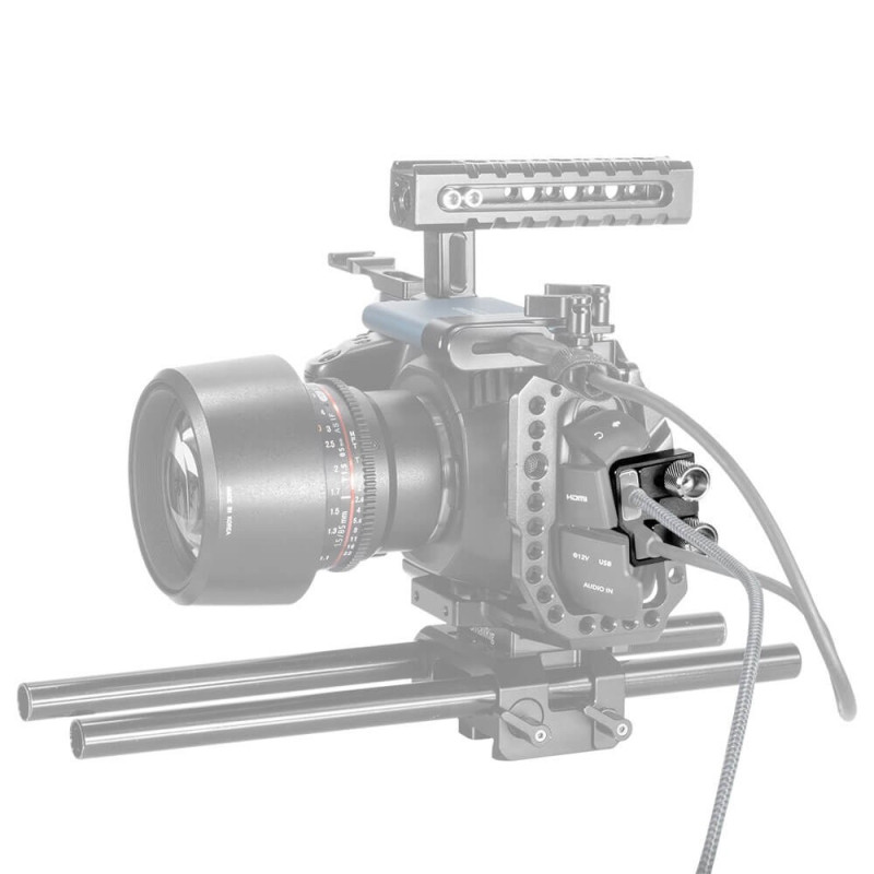 SmallRig 2246B HDMI and USB-C Cable Clamp for BMPCC 6K and 4K Cages (New Version)