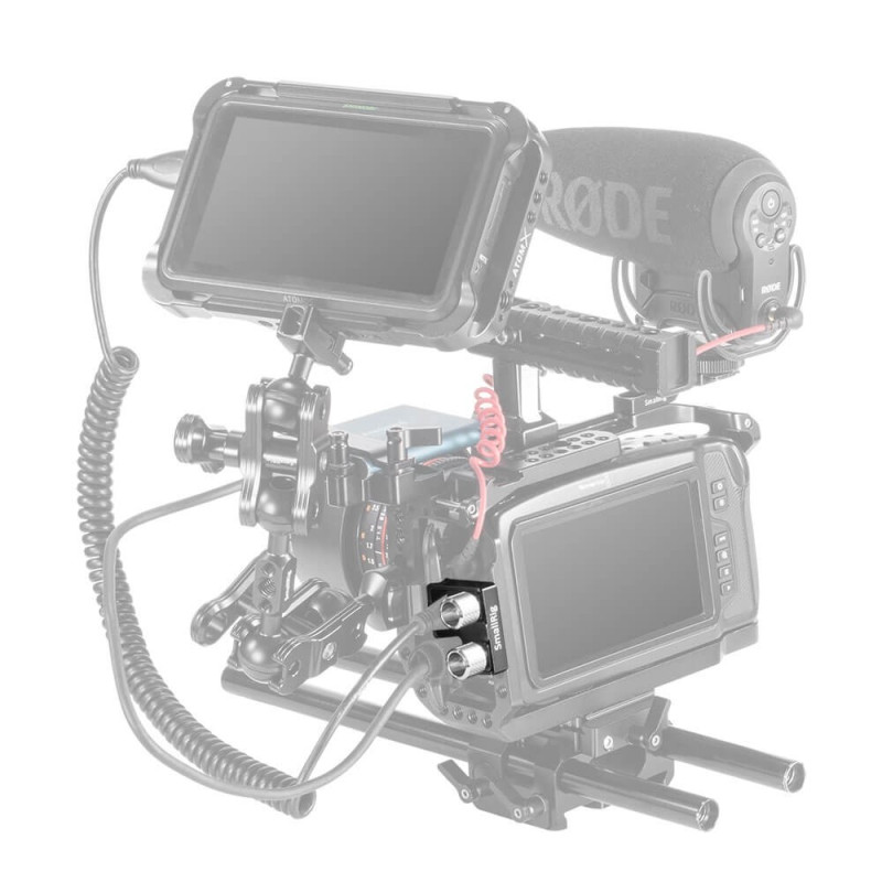 SmallRig 2246B HDMI and USB-C Cable Clamp for BMPCC 6K and 4K Cages (New Version)