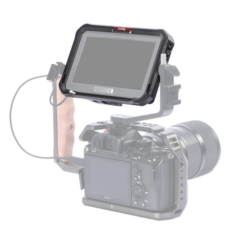 SmallRig Cage with Sun Hood for SmallHD FOCUS 5" HDMI/SDI Monitors CMS2641