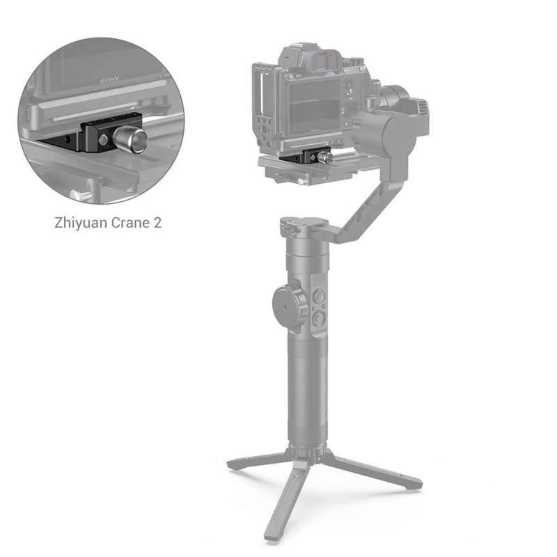 SmallRig Arca-Type Quick Release Clamp for DJI Ronin S/Ronin SC and ZHIYUN Crane Series/Weebill S Gimbals DBC2506