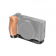 SmallRig L-Shaped Wooden Grip for Canon G7X Mark III LCC2445