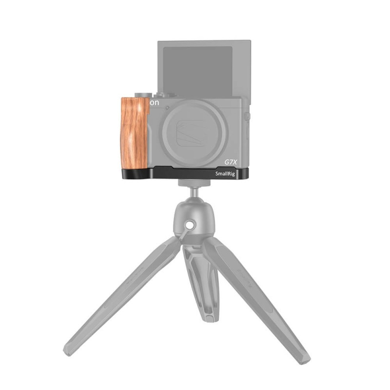 SmallRig L-Shaped Wooden Grip for Canon G7X Mark III LCC2445