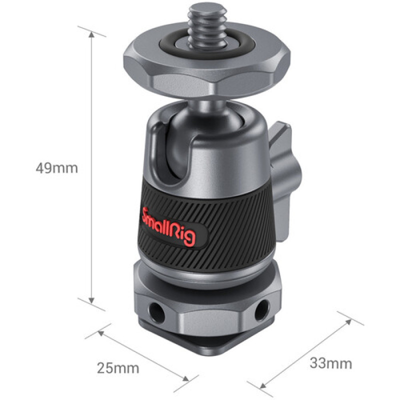 Голова SmallRig Mini Ball Head with Removable Cold Shoe Mount 2795