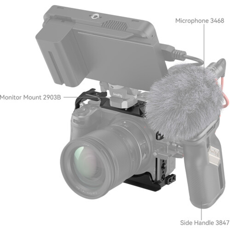 Аксесуар SmallRig Cage for Nikon Z5/Z6/Z7/Z6II/Z7II Camera 2926B