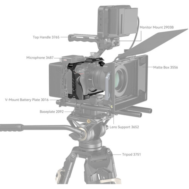 Аксесуар SmallRig Cage for Nikon Z5/Z6/Z7/Z6II/Z7II Camera 2926B