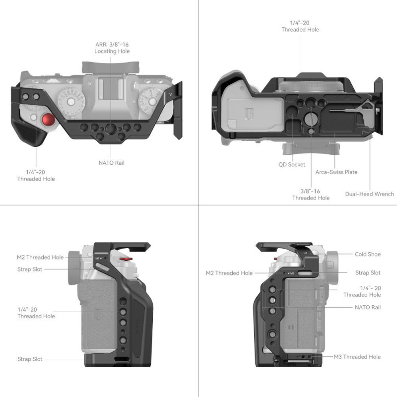 Кейдж SmallRig 4135 Multifunctional Cage for FUJIFILM X-T5