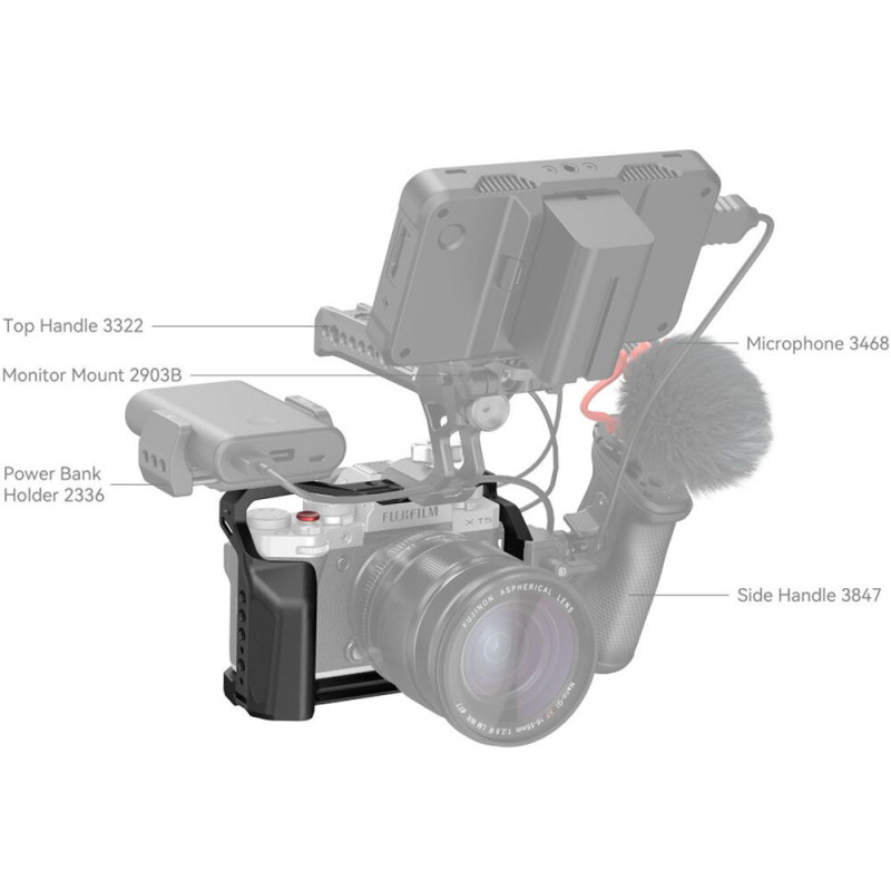 Кейдж SmallRig 4135 Multifunctional Cage for FUJIFILM X-T5