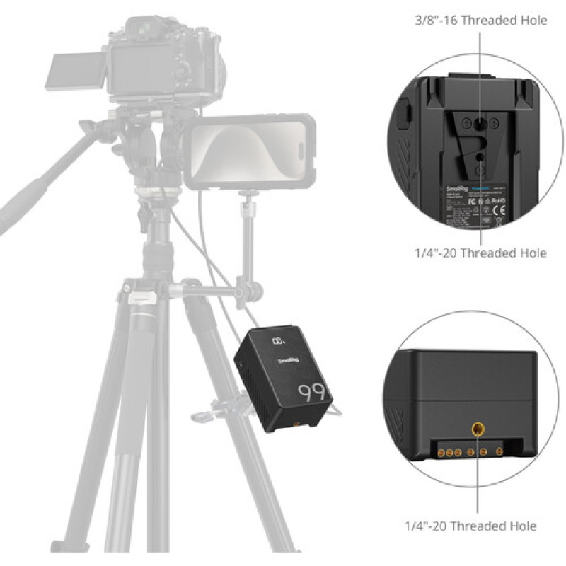 Акумулятор SmallRig VB99 SE Mini V-Mount Battery (6800mAh) (4608)