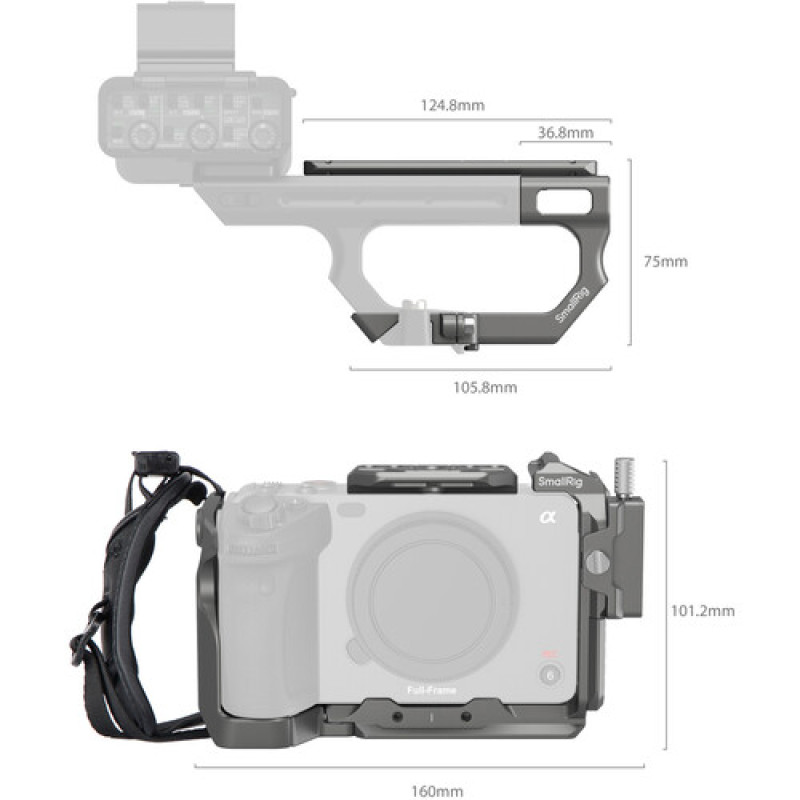 Клетка SmallRig HawkLock Quick Release Advanced Cage Kit для Sony FX3/FX30 (4771)