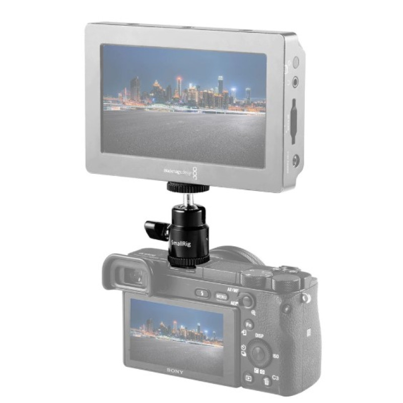 SmallRig New 1/4" Camera Hot shoe mount w/ additional 1/4" screw 761