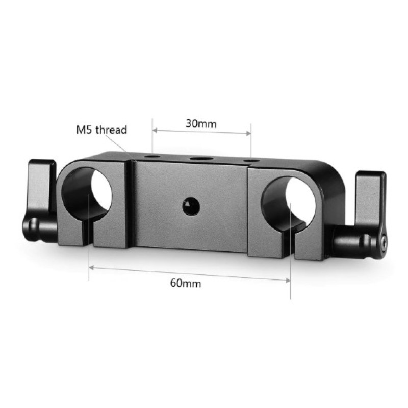 SmallRig New RailBlock w/ double 15mm rod clamp 840
