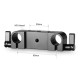 SmallRig New RailBlock w/ double 15mm rod clamp 840