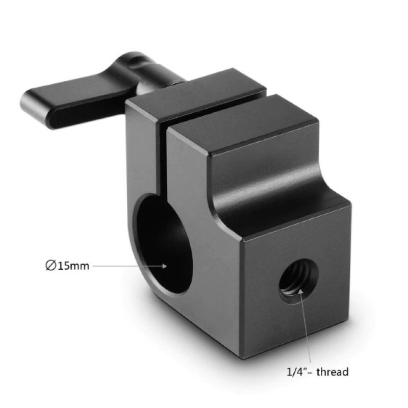 SmallRig New Single Rod Clamp - 15mm (2 thread) 842