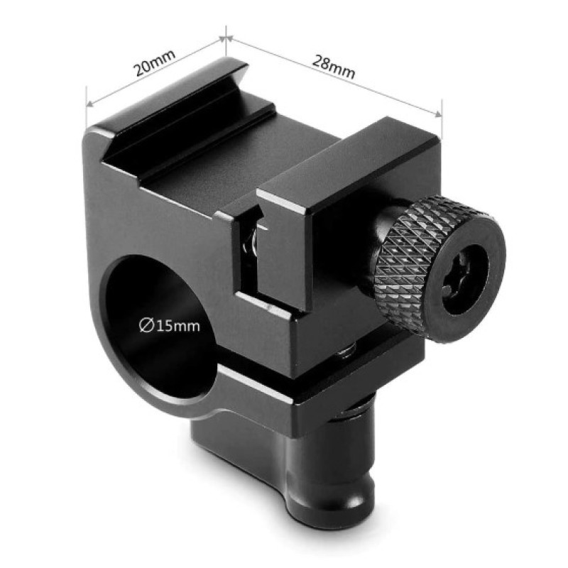 SmallRig Cold Shoe Rail Clamp (15mm) 951