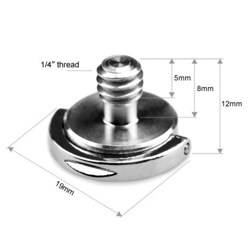 SMALLRIG 976 Quick release Camera Fixing 1/4" Screw(2pcs Pack)