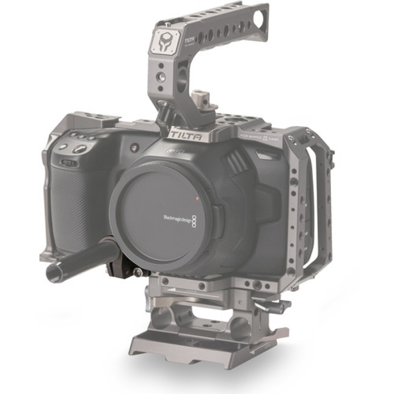 Tilta 15mm Bottom Single Rod Holder for BMPCC 4K Full or Half Cage (TA-BSRA-15-G)