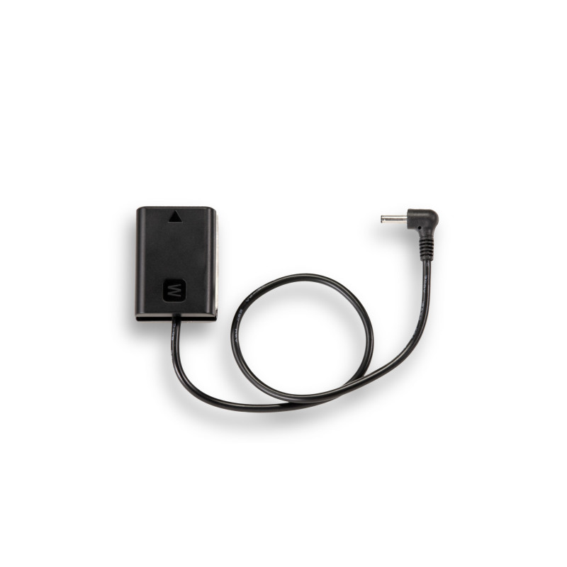 Sony NP-FW50 (A6/A7) Dummy Battery to 3.5/1.35mm DC Male Cable