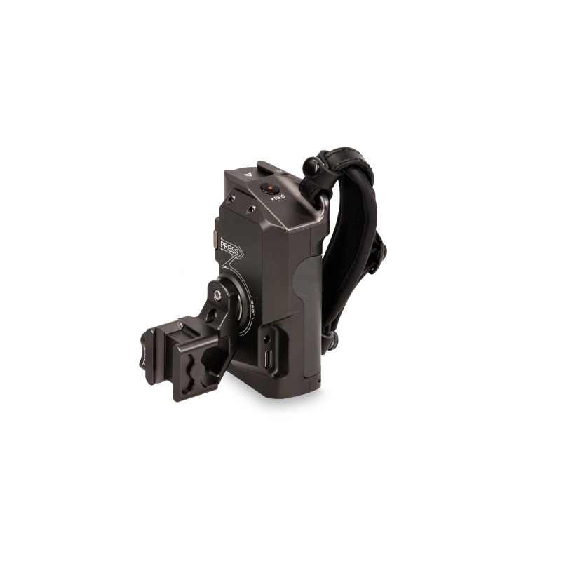 Ліва розширена рукоятка живлення з Run/Stop (F570 Battery) (Tilta Gray/Type VI)