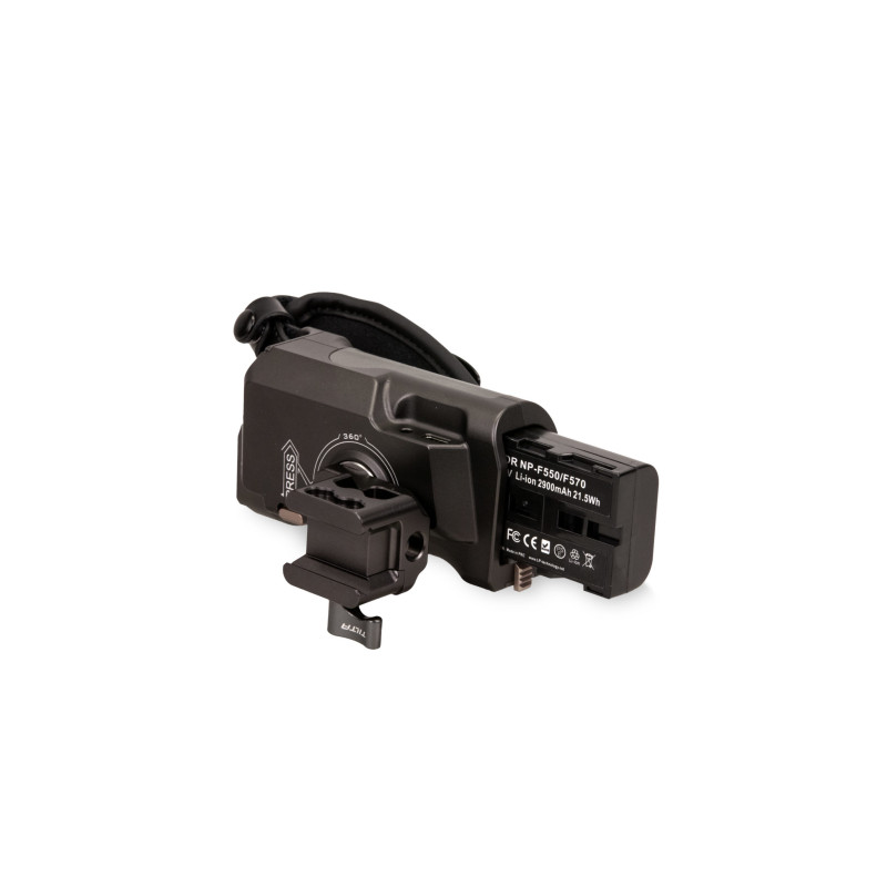 Ліва розширена рукоятка живлення з Run/Stop (F570 Battery) (Tilta Gray/Type VI)