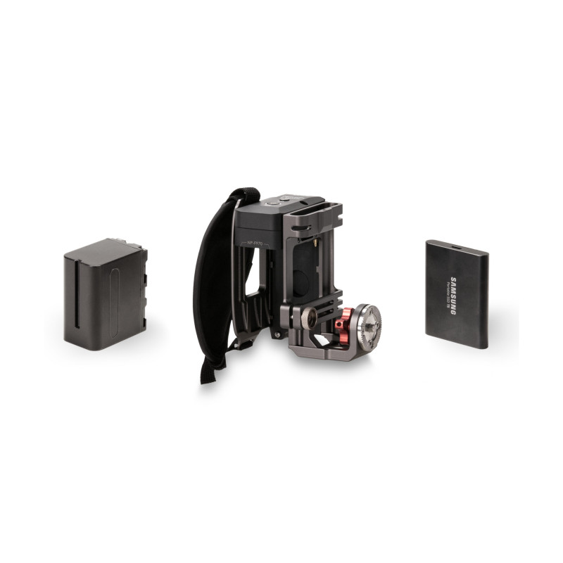 Бокова рукоятка фокусування Tiltaing Type II (F970 Battery) – Tilta Gray
