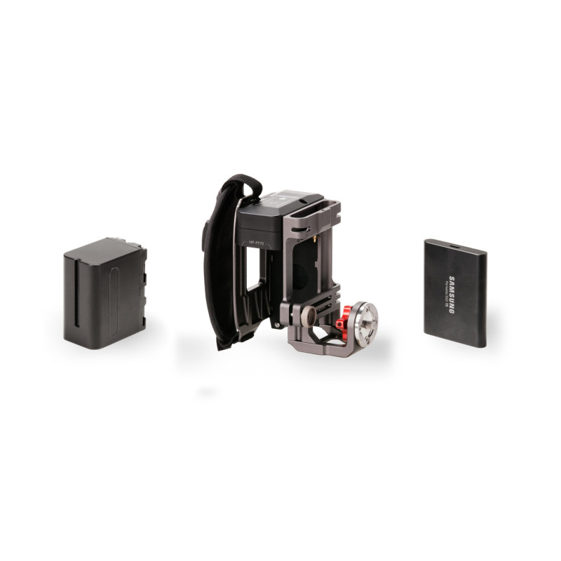 Бічна рукоятка живлення Tilta Tiltaing Type II (F970 Battery) – Tilta Gray