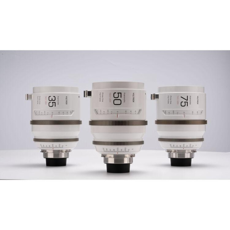 Набір об'єктивів Viltrox EPIC Series 35mm 50mm 75mm T2.0 1.33X PL Mount Anamorphic Prime Cine Lens (35mm+50mm+75mmT2.0 1.33X PL Set)