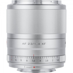 Объектив Viltrox AF 23mm f/1.4 XF для FUJIFILM X (Silver) (AF 23/1.4 XF SILVER)											