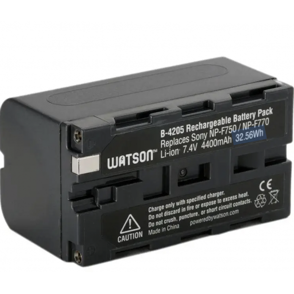 Аккумулятор Watson NP-F770 Lithium-Ion Battery Pack (7.4V, 4400mAh) 
