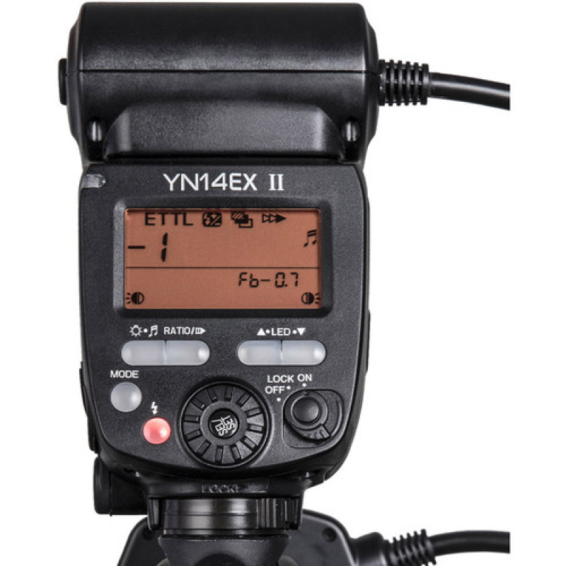 Кільцевий макро спалах Yongnuo YN-14EX II TTL для Canon