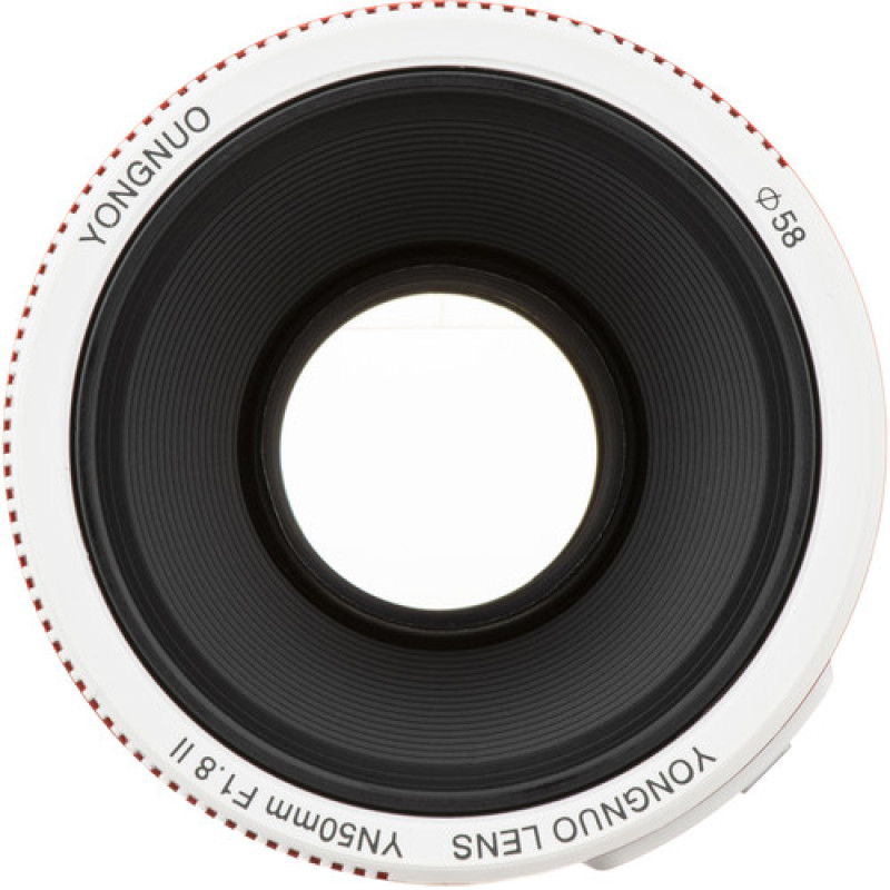 Об'єктив Yongnuo Upgraded YN50MM II Lens for Canon DSLR Camera White Color (white)