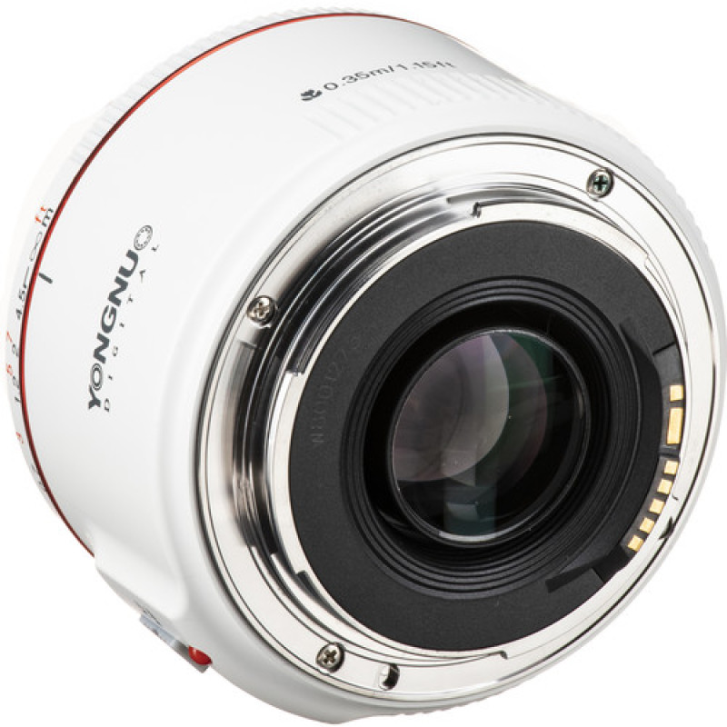 Об'єктив Yongnuo Upgraded YN50MM II Lens for Canon DSLR Camera White Color (white)