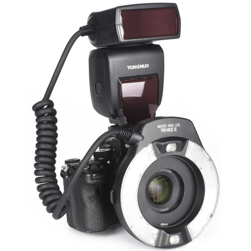 Кільцевий макро спалах Yongnuo YN-14EX II TTL для Sony