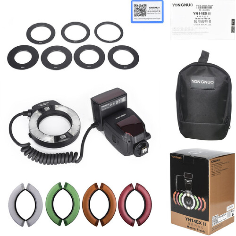 Кільцевий макро спалах Yongnuo YN-14EX II TTL для Sony