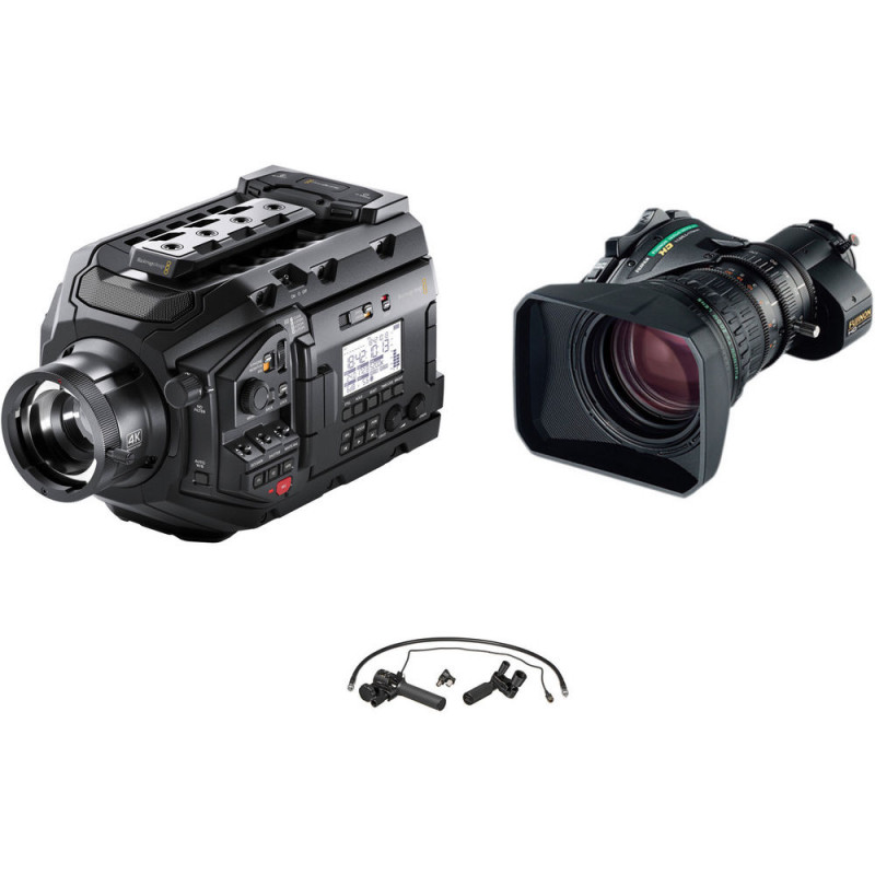 Blackmagic Design URSA Broadcast with Fujinon 8.5-170mm Lens, 2x Extender & Zoom/Focus Control