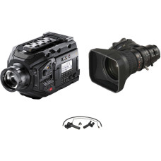 Blackmagic Design URSA with ENG Telephoto Lens and Rear Zoom/Focus Control Kit