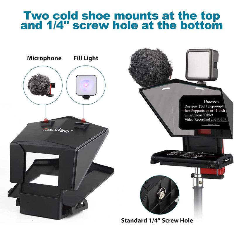 Компактный телесуфлер Desview TS2 Teleprompter (Bestview)