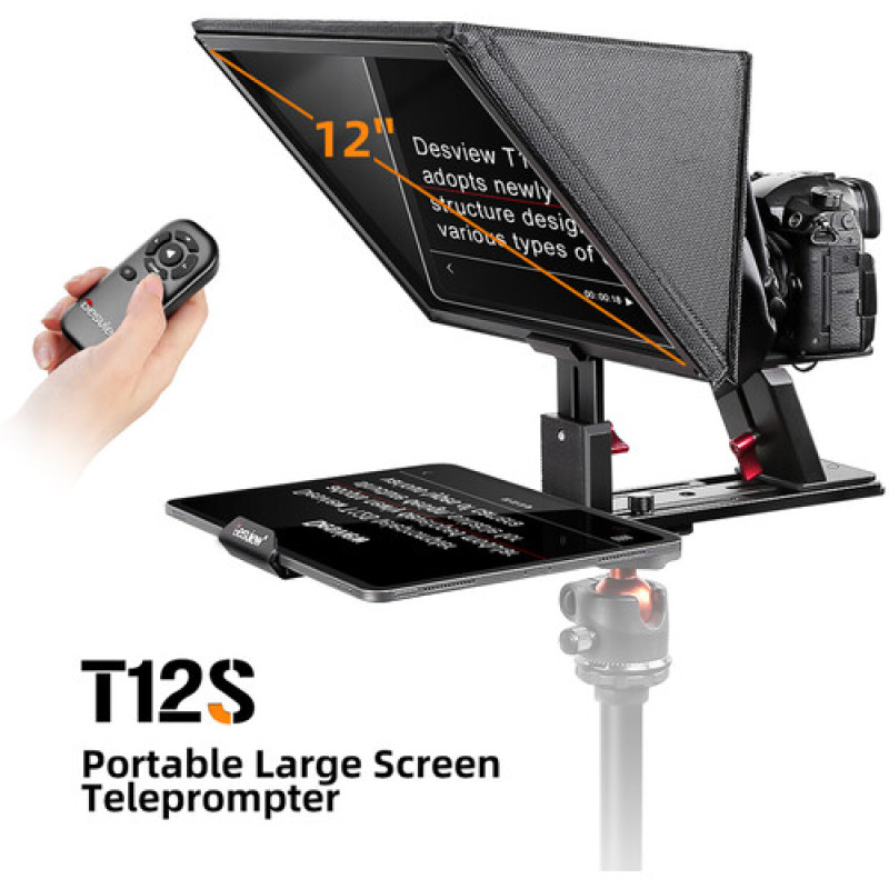 Компактний телесуфлер Desview T12S Teleprompter (Bestview)