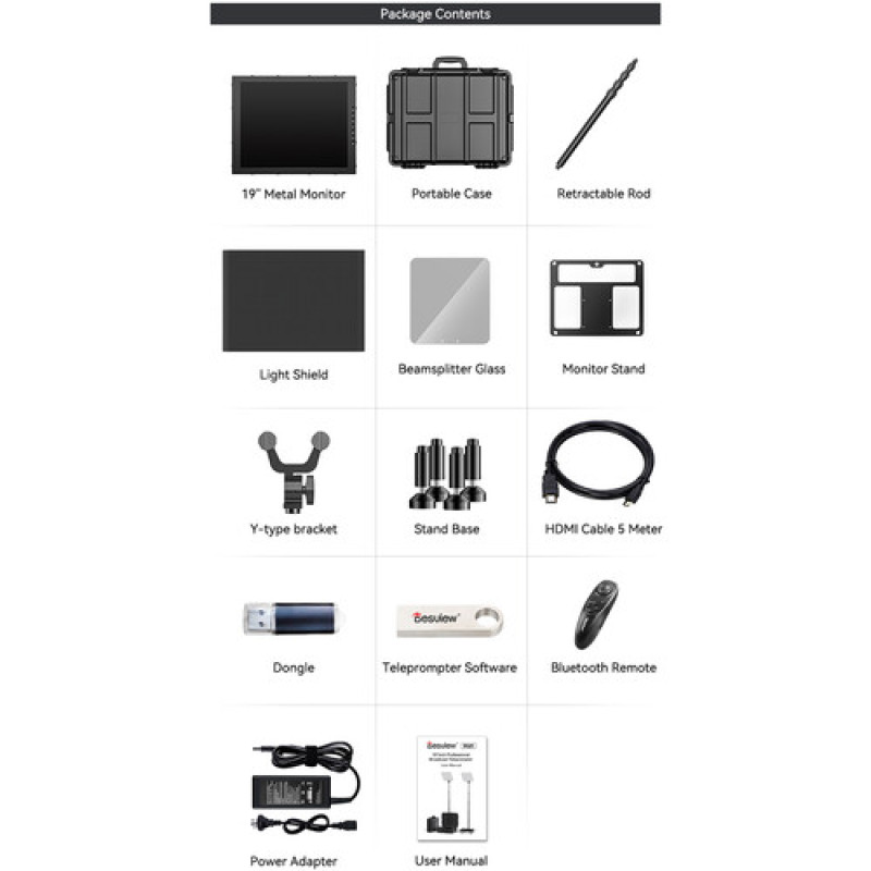 Президентський телесуфлер Bestview 19" Presidential teleprompter (TP300)*