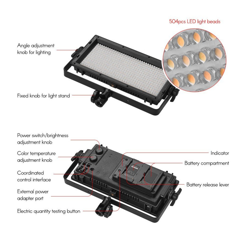 LED-панель DOF HVR-D500S plus Bi-color