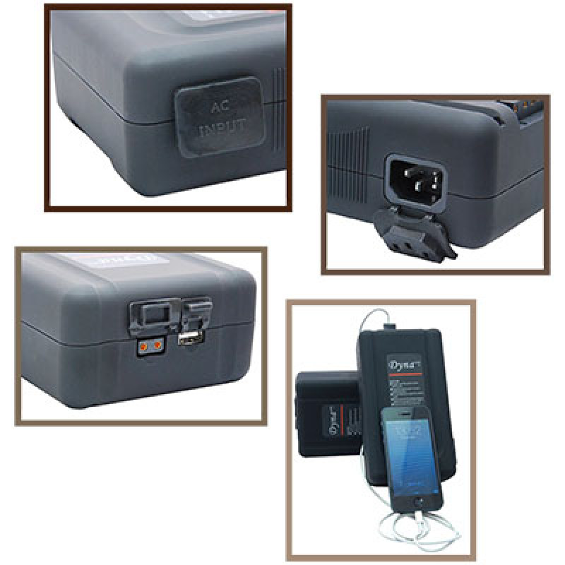 Акумуляторна батарея Dynacore BUILT-IN CHARGER V-MOUNT BATTERY DS-150SI
