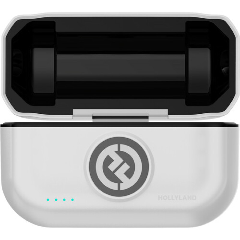 Бездротова мікрофонна система Hollyland LARK M2 DUO на 2 особи з роз’ємом USB-C  (2.4 GHz, Ivory White) (HL-LARK M2 USB-C WHITE)