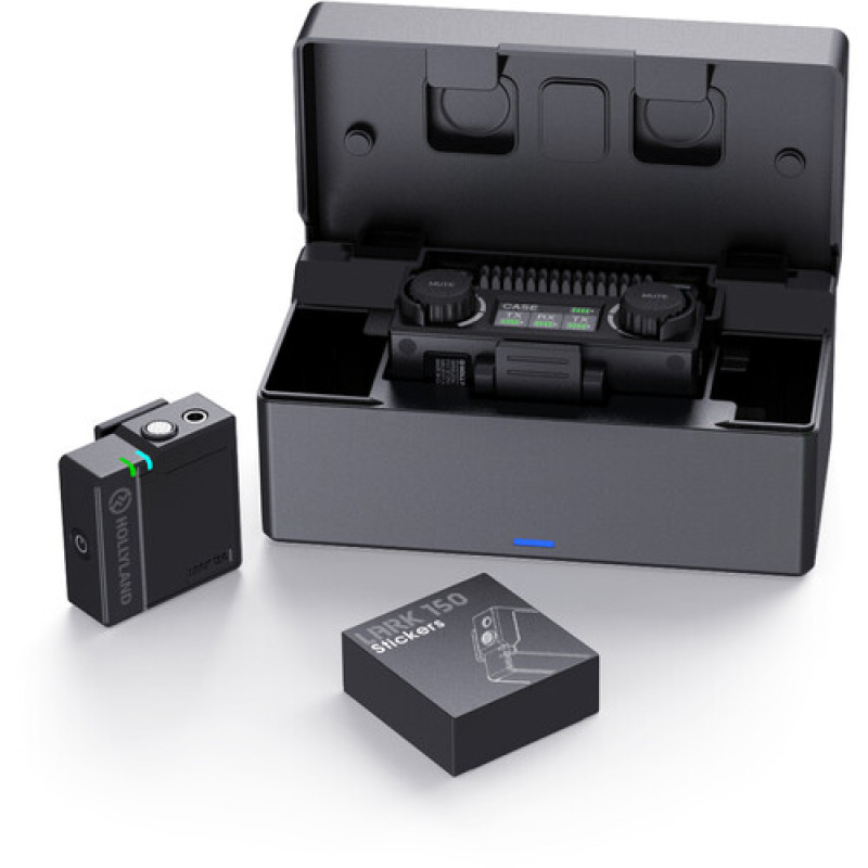 Hollyland LARK 150 Solo Wireless Microphone System (2.4 GHz, Чорний)