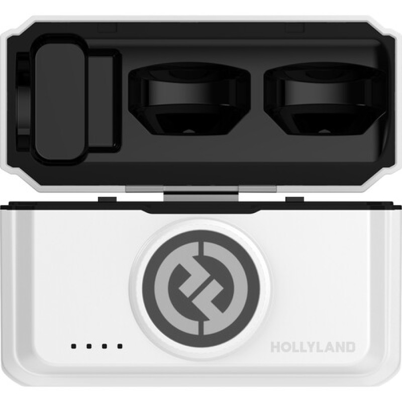Бездротові мікрофони Hollyland LARK M2 Combo (IVORY WHITE)(на 2 персони) (3.5 мм, USB-C, Lightning)