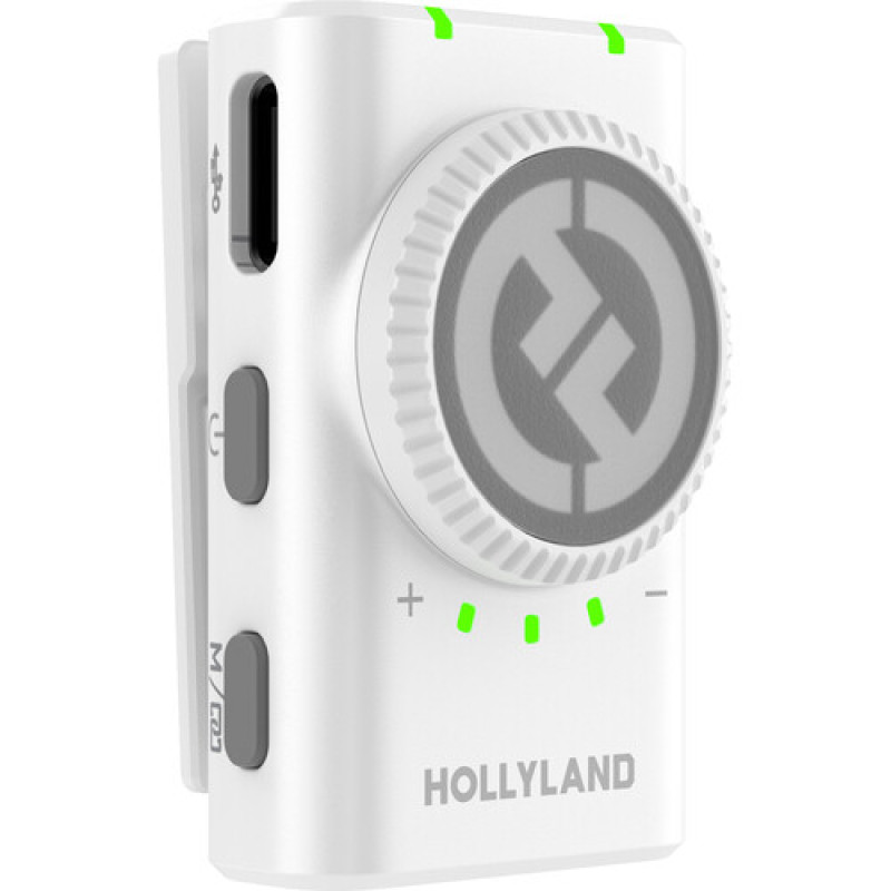 Бездротові мікрофони Hollyland LARK M2 Combo (IVORY WHITE)(на 2 персони) (3.5 мм, USB-C, Lightning)
