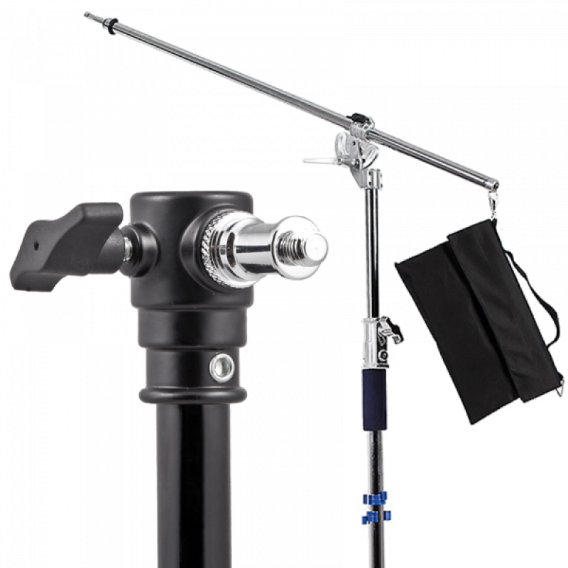Стійка-журавель c-stand Mircopro CS-8204 (нагрузка 10 кг)