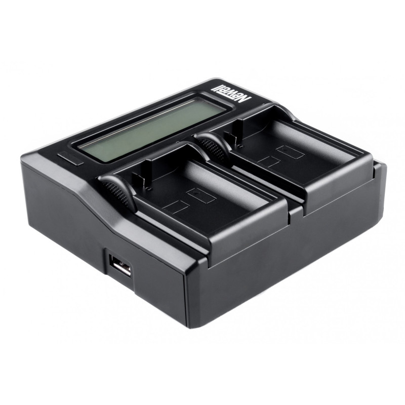 Зарядное устройство Newell LCD DC Dual для Sony NP-F, NP-FM