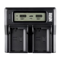 Зарядное устройство Newell DC DUAL LCD для Canon LP-E6