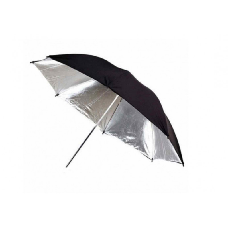 Зонт черн/серебро Prolighting PLU302 101 см