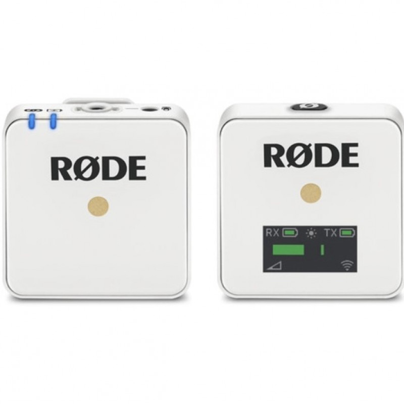 Компактна безпровідна мікрофонна система Rode Wireless GO (White)