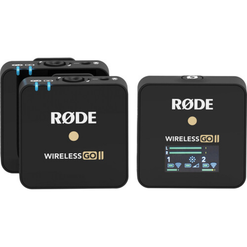 Компактная беспроводная микрофонная система Rode Wireless GO II 2-персоны